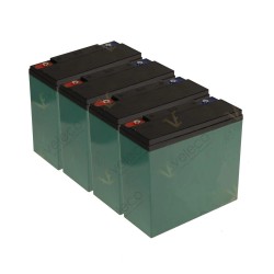 Zestaw akumulatorów AGM 4x12
