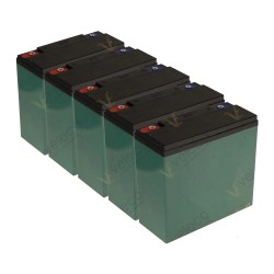 Zestaw akumulatorów AGM 5x12