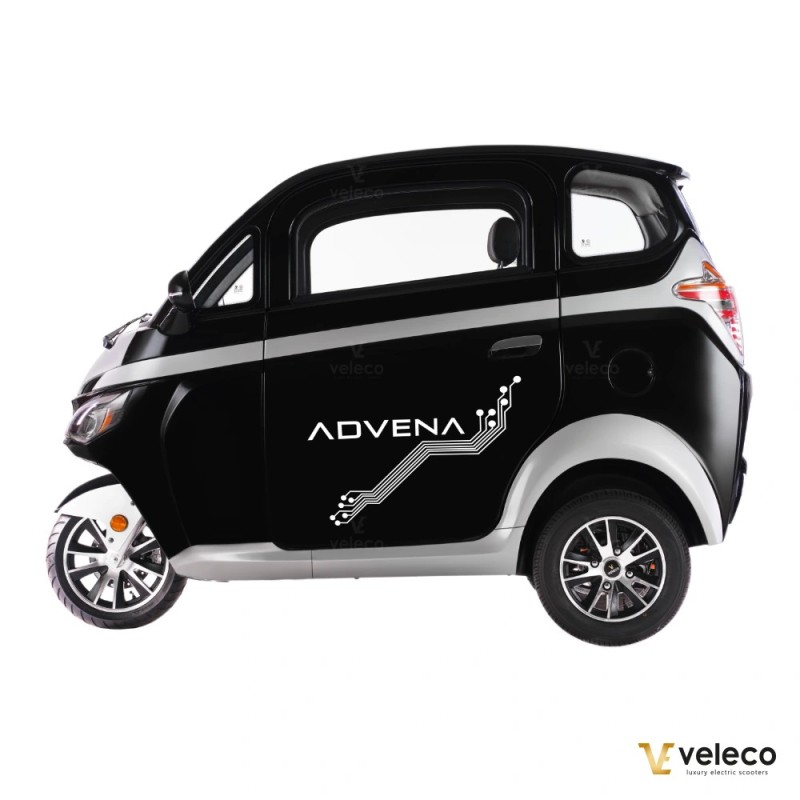 Veleco ADVENA: ciclomotor eléctrico cerrado de 2 plazas tipo coche