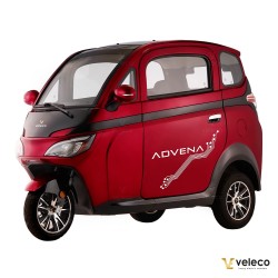 Veleco ADVENA: ciclomotor eléctrico cerrado de 2 plazas tipo coche