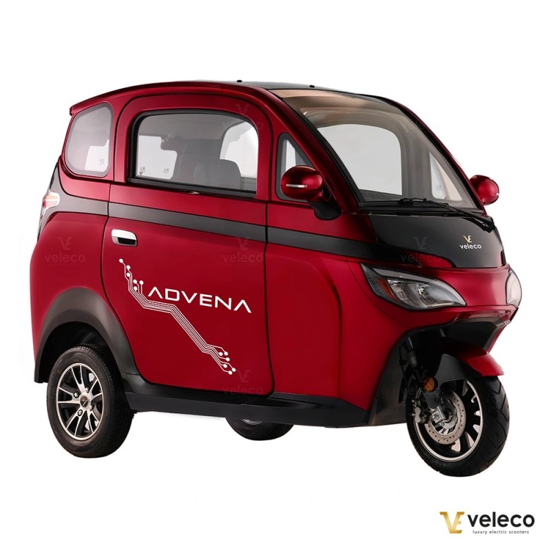 Veleco ADVENA: ciclomotor eléctrico cerrado de 2 plazas tipo coche