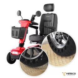 Veleco neumáticos macizos para scooter de movilidad JUMPY – juego de 4 unidades