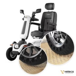 Veleco neumáticos macizos para scooter de movilidad SHARPY – juego de 4 unidades